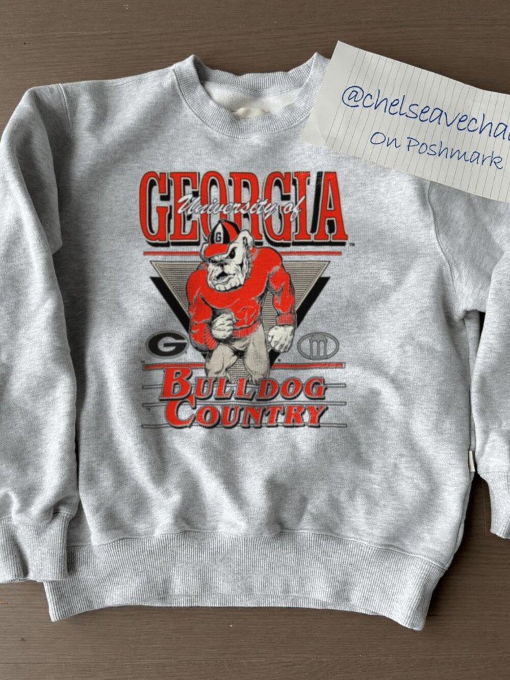 Vintage University of Georgia Bulldogs Football Sweatshirt, NCAA Bulldogs Shirt